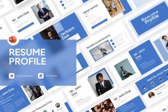 Resume Profile PowerPoint Template